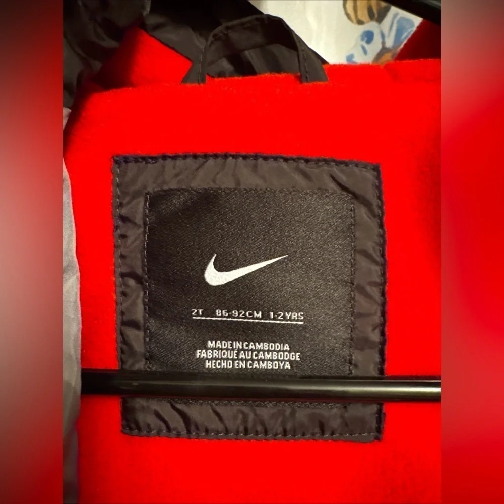 Nike Boy’s Fleece Lined Hooded Jacket NWT